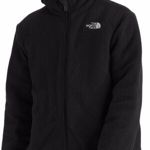 The North Face Black Sherpa Fleece Jacket - Full Zip Hooded reversible